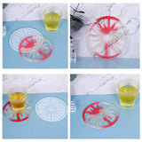 Sun Coaster Tray Epoxy Resin Molds Cup Tray Silicone Mould
