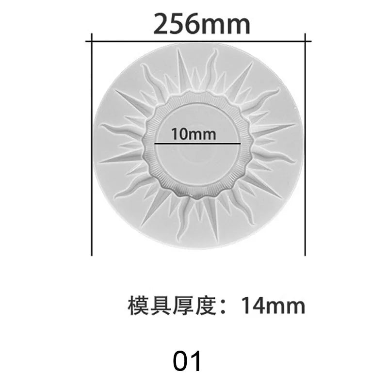 Sun Mirror Silicone Epoxy Resin Mold Jewelry Resin Molds