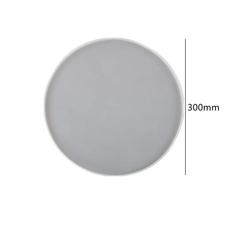 Swing Table Crystal Resin Tray Mirror Silicone Mold