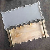 Large DIY Resin Table Mold for Storage, Irregular Shape, Silicone Material