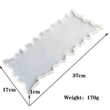 Large DIY Resin Table Mold for Storage, Irregular Shape, Silicone Material
