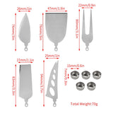 DIY Tableware Storage Box Western Food Set Silicone Mold and Fork Handle