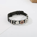 Sunflower Charm Slide Beads for Stainless Steel Mesh Bracelets