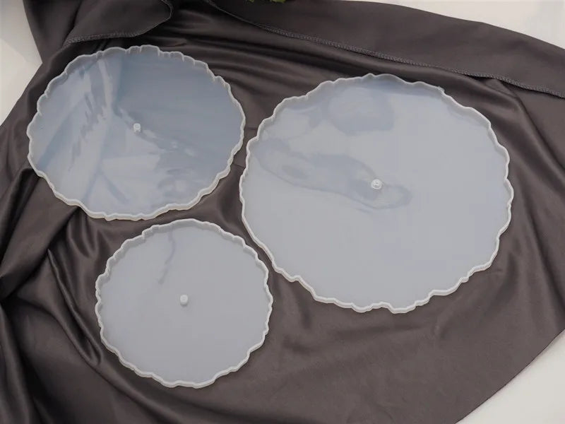 Three-layer Fruit Tray Tea Tray Silicone Mold Epoxy Resin Tray Coaster
