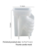 DIY Hand Gesture Candle Silicone Mold Jewelry Tools