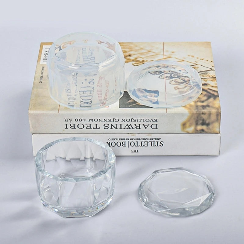 DIY Transparent Jewelry Storage Box Epoxy Resin Mold Home Decor Silicone Mold