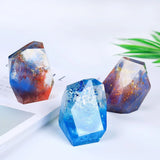 DIY Transparent Ore Crystal Epoxy Resin Mold Scented Candle Silicone Mold