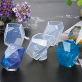 DIY Transparent Ore Crystal Epoxy Resin Mold Scented Candle Silicone Mold