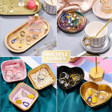 DIY Tray Crystal Epoxy Resin Mold Flat Oval Round Shape Silicone Mold