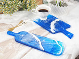DIY Crystal Epoxy Resin Mold Tray w/ Handle Mirror Silicone Mould