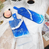 DIY Crystal Epoxy Resin Mold Tray w/ Handle Mirror Silicone Mould