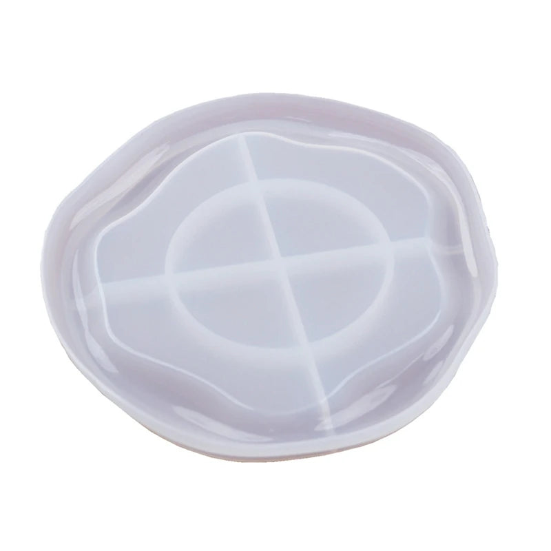 DIY Irregular Clouds Tray Resin Mold for Coaster Jewelry Plate Mirror