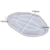 DIY Irregular Clouds Tray Resin Mold for Coaster Jewelry Plate Mirror
