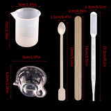 DIY Tray Resin Molds Kit Silicone Epoxy Cake Mold UV Resin Jewelry Tools