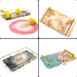 DIY Tray Resin Molds Kit Silicone Epoxy Cake Mold UV Resin Jewelry Tools