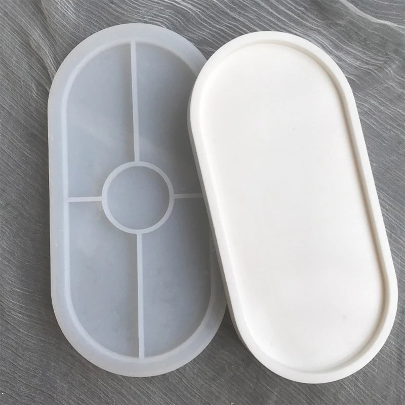 Oval Epoxy Resin Casting Mold, Craft Jewelry Making Tools