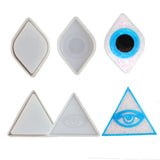 DIY Triangle Eye Storage Box Epoxy Resin Molds Silicone Jewelry Tools