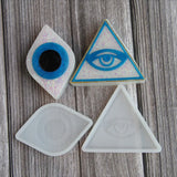 DIY Triangle Eye Storage Box Epoxy Resin Molds Silicone Jewelry Tools