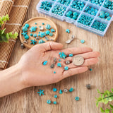 Turquoise Beads Bracelet Kit with Charms