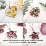 UV Resin Pendant Necklace Kit with Bezel Pendants and Chip Beads