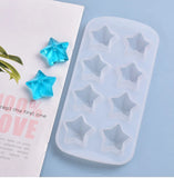 DIY UV Resin Mold Jewelry Accesssories Star Shaped Silicone Moulds