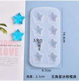 DIY UV Resin Mold Jewelry Accesssories Star Shaped Silicone Moulds