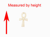 DIY Unfinished Wood Earrings Pendant Africa Ankh Shapes