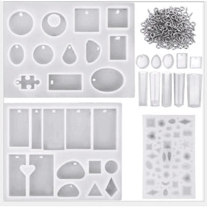 DIY Uv Resin Mold Bracelet Pendant Gum Drop Die Set Jewelry Tools