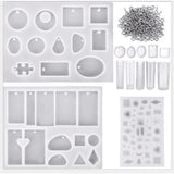 DIY Uv Resin Mold Bracelet Pendant Gum Drop Die Set Jewelry Tools