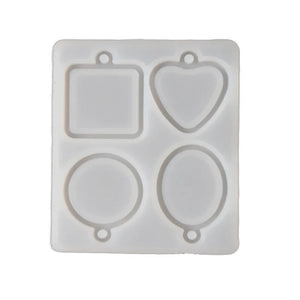 DIY Epoxy Resin Pendant Mould Gem Patch Keychain Resin Mould