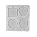 DIY Epoxy Resin Pendant Mould Gem Patch Keychain Resin Mould