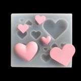 Heart Shaped Silicone Epoxy Resin Mold Jewelry Tools