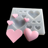 Heart Shaped Silicone Epoxy Resin Mold Jewelry Tools
