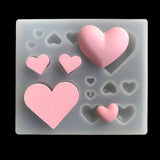 Heart Shaped Silicone Epoxy Resin Mold Jewelry Tools