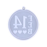 Symbols Keychain Silicone Epoxy Mold for DIY Ornaments - Valentine Gift