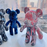 DIY Vinyl Painting Violent Bear Creative Graffiti Fluid Pigment