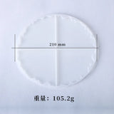 DIY Wave Coaster Silicone UV Resin Molds for Making Tray