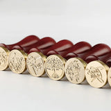 DIY Wax Seal Kit Spoon Set Box Sealing Beads Retro Wax Seal Melting Furnace