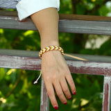 DIY Weave Bracelet Hemp Rope Wristbands Bracelets Ethnic Gift Wedding