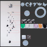DIY Wind Chime Epoxy Resin Silicone Mold Kit Set Handicraft Making Accessories