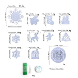DIY Wind Chime Silicone Epoxy Resin Mold Xmas Hanging Decoration