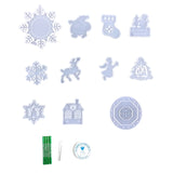 DIY Wind Chime Silicone Epoxy Resin Mold Xmas Hanging Decoration