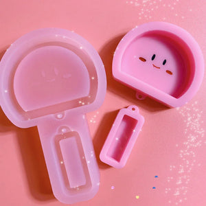 Silicone Mold for DIY Wind Chimes Epoxy Resin Shaker Keychain Pendant
