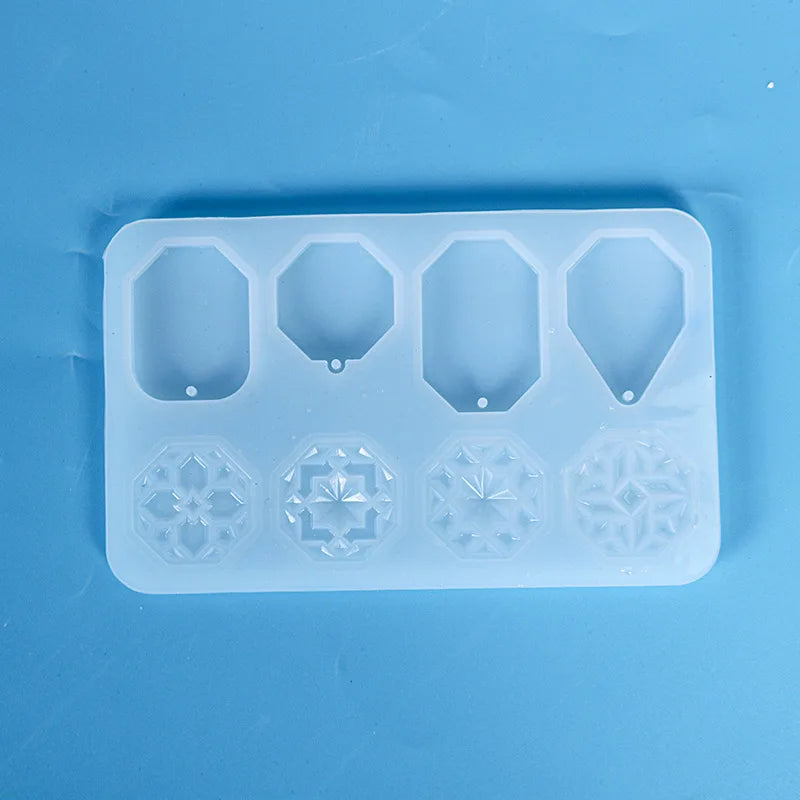 Window Grille Epoxy Resin Mold for Jewelry Making