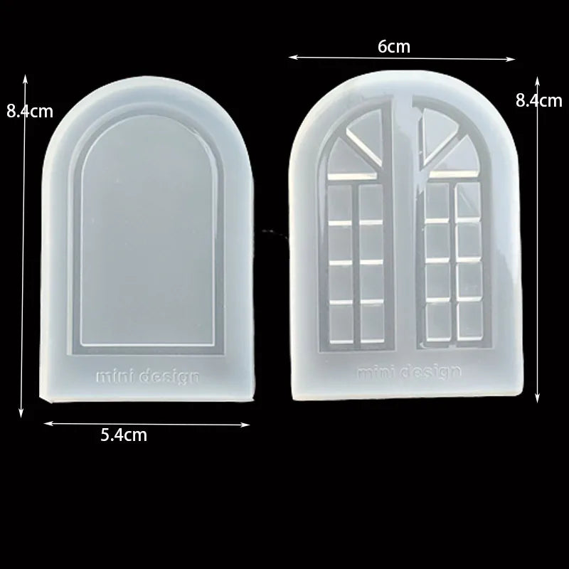 Window Shaped Silicone Epoxy Resin Mold Jewelry Tool Shaker Mold