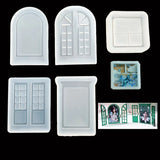 Window Shaped Silicone Epoxy Resin Mold Jewelry Tool Shaker Mold