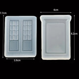 Window Shaped Silicone Epoxy Resin Mold Jewelry Tool Shaker Mold