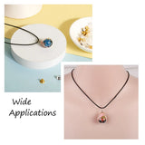 DIY Wishing Bottle Pendant Kit with Glass Micro Beads and Alloy Peg Bails