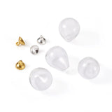 DIY Wishing Bottle Pendant Kit with Glass Micro Beads and Alloy Peg Bails
