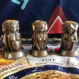 Witch Goddess Candle Holder Resin Mold for DIY Crafts